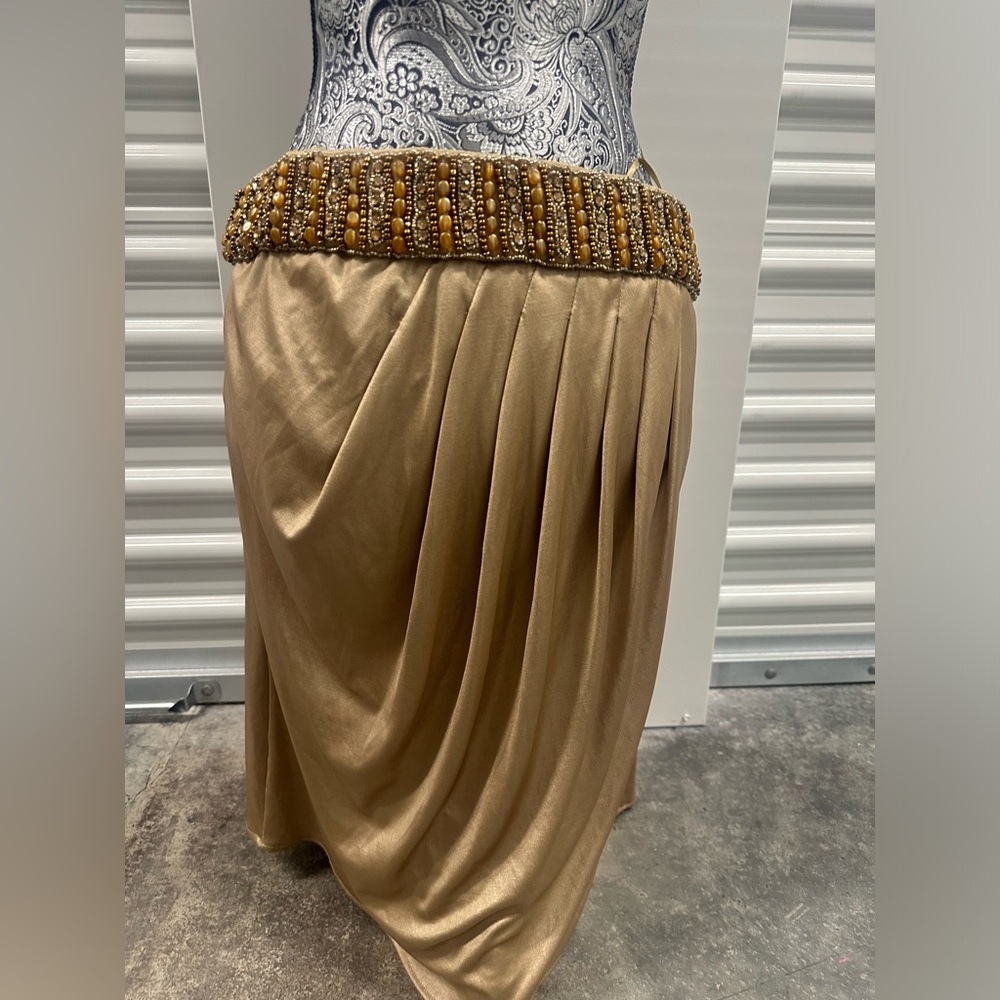 Cache gold embellished skirt L